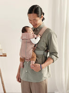 BabyBjörn Baby Carrier Mini, 3D Mesh, Dusty Pink | Newborn Carrier, Easy-to-Use - Image 3