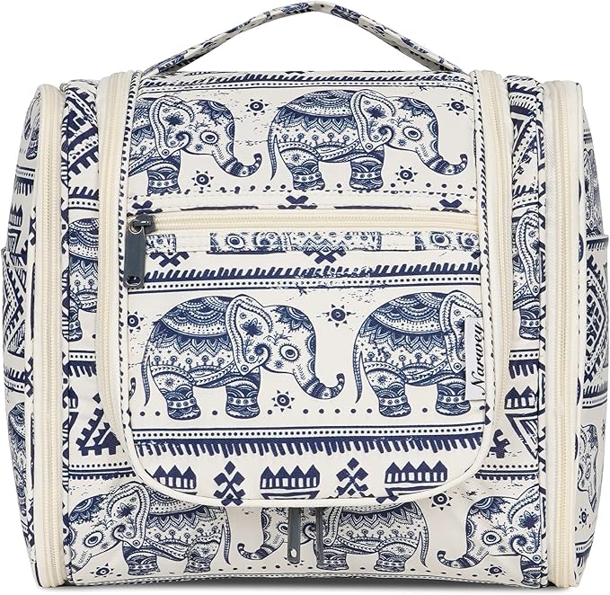Narwey Hanging Toiletry Bag for Women Travel Makeup Bag Organizer Toiletries by Narwey