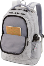SwissGear Cecil 5505 Laptop Backpack, Light Grey - Image 8