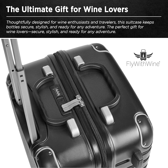 FlyWithWine® by VinGardeValise 12 Bottle Hard Shell Wine Suitcase - Image 6