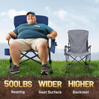 EVER ADVANCED Oversized Folding Camping Chair - Image 3