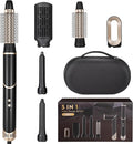 5-in-1 Hot Air Styler,Foldable Design 110,000 RPM High-Speed Hair Dryer Brush,Auto-Wrap Curlers for Curling,Straightening,Volumizing, Frizz-Free & No Heat Damage,Includes Travel Bag,Gift for Women