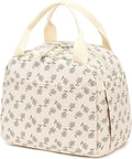 Bluboon Lunch Bag for Women Men Cute Corduroy Lunch Tote Bags Reusable by BLUBOON