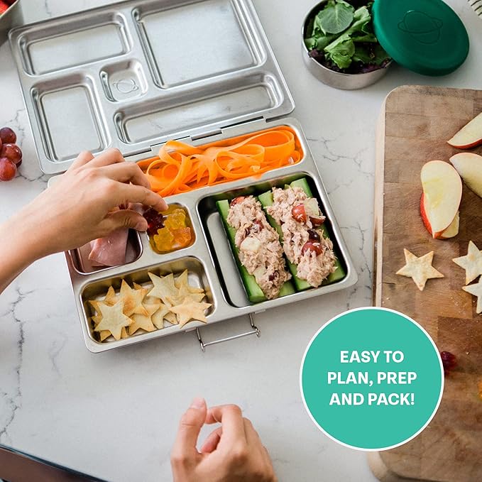 PlanetBox Rover Stainless Steel Bento Box Style Lunch Box - Image 4
