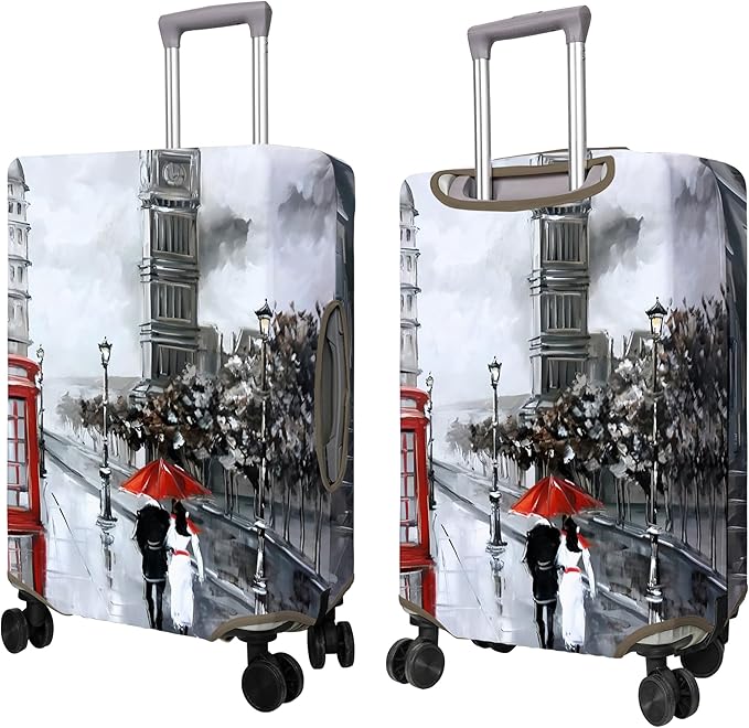 Travel Luggage Cover Suitcase Protector Fits 18-32 Inch Wheel Covers - Image 2