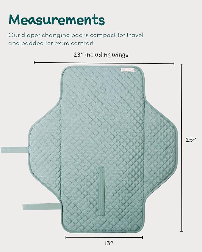 Lily Miles Baby Changing Pad Portable, Diaper Changing Mat - Image 4
