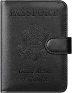 Passport Holder Cover Wallet RFID Blocking Leather Card Case Travel Accessories by PASCACOO