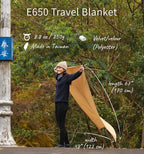 Travel Blanket Lightweight and Breathable, 67 x 48 in Soft Airplane Flight - Image 2