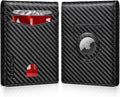 RUNBOX AirTag-Wallet-Mens-Slim-RFID Blocking Wallets Leather by RUNBOX
