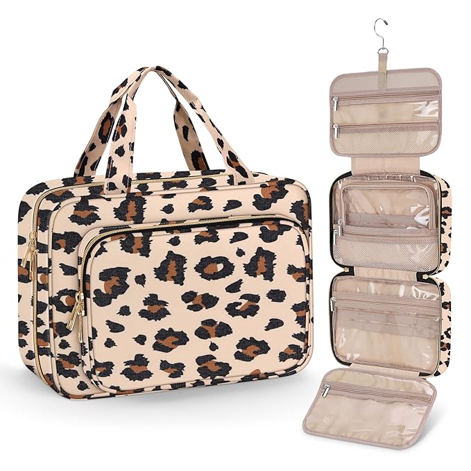 Wedama Toiletry Bag for Women, Medium Cosmetic Travel Bag, Hanging Toiletry Bag by Wedama