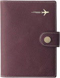 Genuine Leather Passport Case, RFID Passport Cover by Borgasets