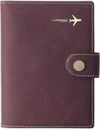 Genuine Leather Passport Case, RFID Passport Cover by Borgasets