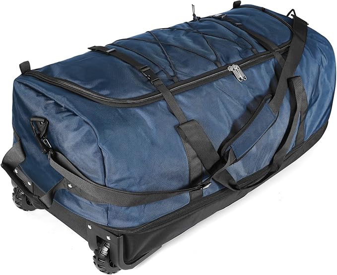 110L/140L Expandable Soft-Sided Foldable Duffle Bag by Bagenerous