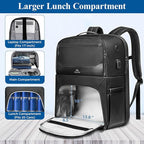 MATEIN Work Backpack with Lunch Compartment, Waterproof PU-coated Meal Prep - Image 3