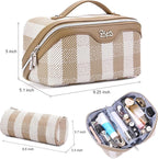 BOYATU Makeup Bag Travel Cosmetic Bag: 3 Pcs Set Portable Make up Bags - Image 7