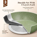 Kitchen Academy 17 Pieces Induction Cookware Set - Image 6
