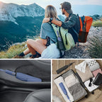 2-Pack Windproof, Waterproof, UV-Blocking Portable Travel Umbrella, Compact Sun - Image 7