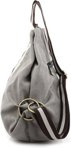 Goodhan Women Canvas Backpack Daypack Casual Shoulder Bag, Vintage Heavy-duty - Image 8