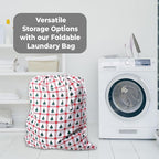Urban Villa Laundry Bag Canvas|Dirty Clothes Travel Laundry Bag|Machine - Image 4