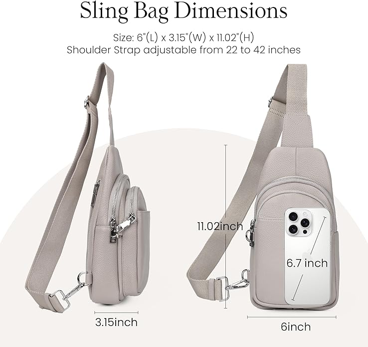 befen Genuine Leather Small Sling Bag - Image 5