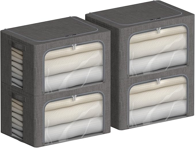 4 Pack Clothes Storage Bins - Image 9
