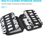 Lacdo Cord Organizer Travel, Cable Organizer Bag Case, Portable Electronics - Image 3