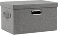 Medium 15" 21 Quart Collapsible Stackable Storage Bins by GraciadecoStorage