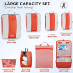 8 Set Compression Packing Cubes - Image 2