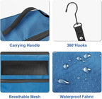 Suitcase Organizer, Travel Luggage Organizer Portable Hanging Travel Shelves - Image 3