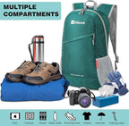 ZOMAKE Lightweight Packable Backpack 20L, Foldable Backpacks Small Daypack - Image 3