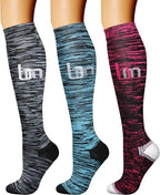 CHARMKING Compression Socks for Women & Men Circulation 15-20 mmHg is Best by CHARMKING