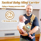 Baby Sling Carrier, Adjustable Non-Ship Hip Seat Toddler Carriers - Image 2