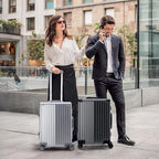 YYW Aluminum Carry-On Luggage Airline Approved Lightweight Suitcase - Image 8
