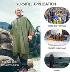 PTEROMY Hooded Rain Poncho for Adult - Image 5