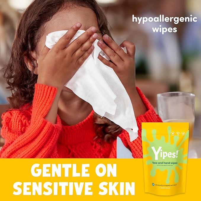 Yipes! Kids Face and Hand Wipes | Compostable Wet Wipes - Image 7