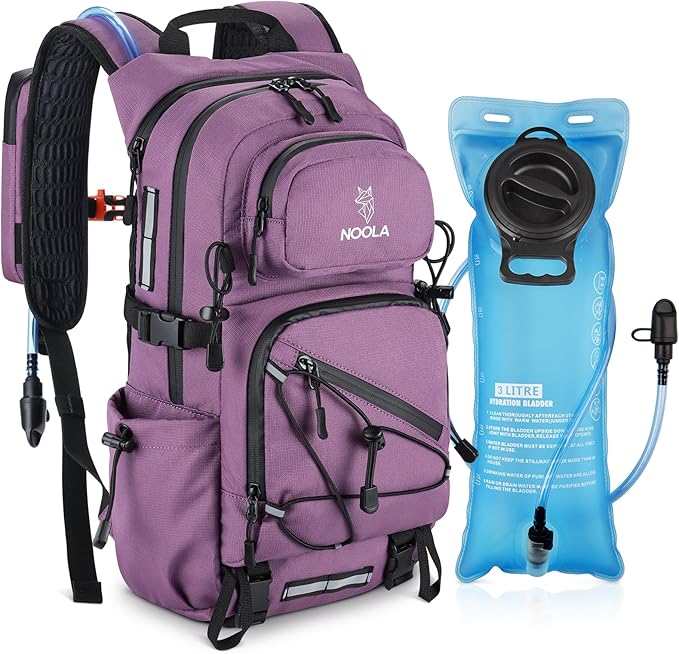 NOOLA Hydration Backpack with 3L Water Bladder, 22L Water Backpack by NOOLA
