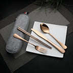 DEVICO Camping Utensils, Portable Travel Utensils - Image 2