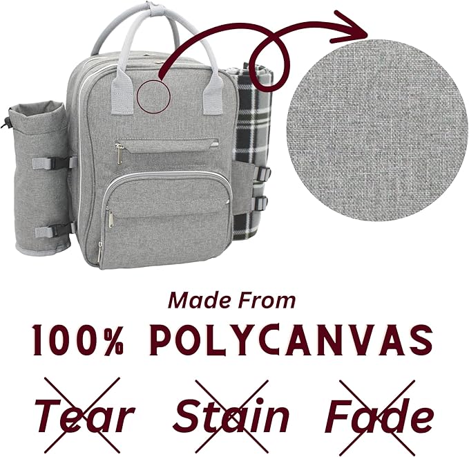 Truvelli Picnic Backpack for 4 - Image 6