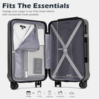Coolife Luggage Suitcase PC+ABS - Image 6