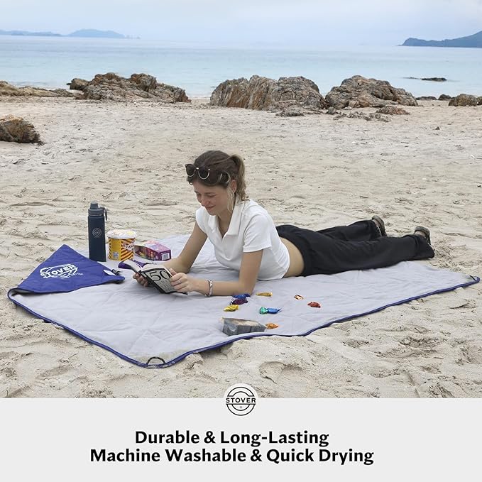 STOVER Outdoor Waterproof Fleece Travel Blanket - Image 4