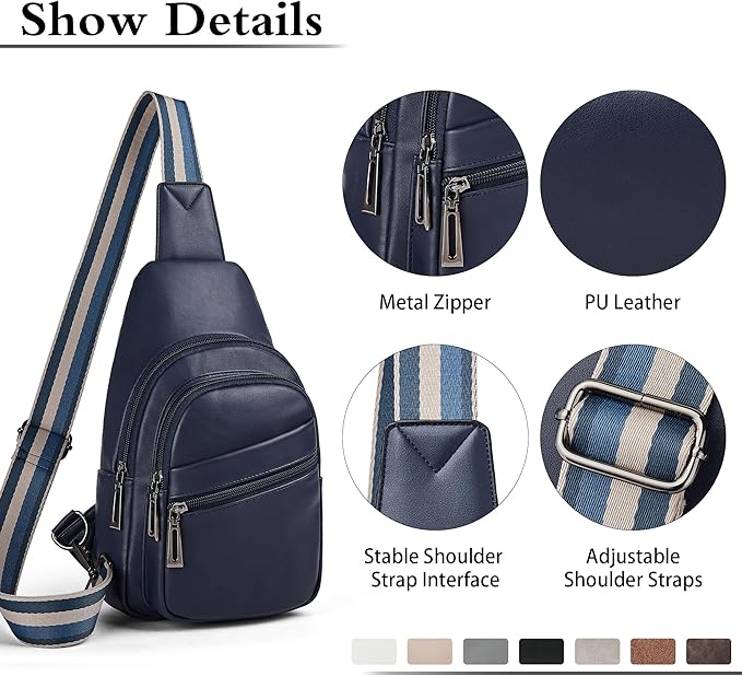 Sling Bag Crossbody Bags for Women Small Cross Body Bag Fanny Packs Chest Sling - Image 5