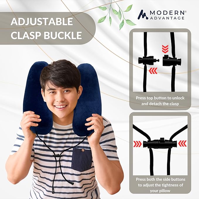 Modern Advantage Inflatable Travel Pillow - Image 5