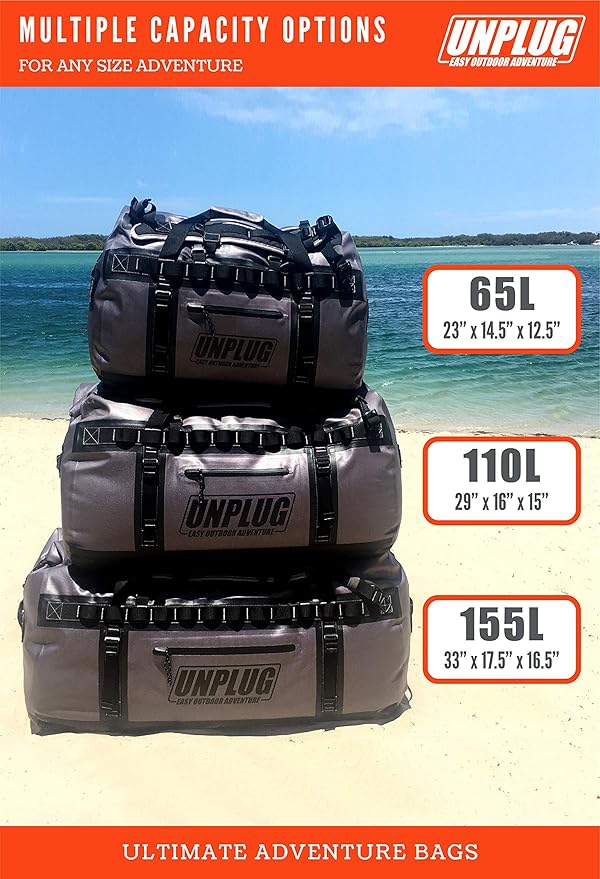 UNPLUG Waterproof Bags for Travel -1680D Heavy Duty Waterproof Duffel Bag for - Image 5