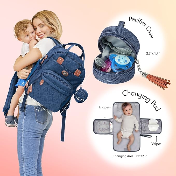 Dikaslon Diaper Bag Backpack - Image 2