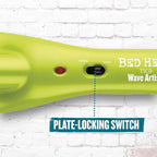 Bed Head Wave Artist Deep Waver | Combat Frizz, Get Long Lasting Results, & Add Massive Shine for Beachy Waves | With Tourmaline Ceramic Technology (Green)