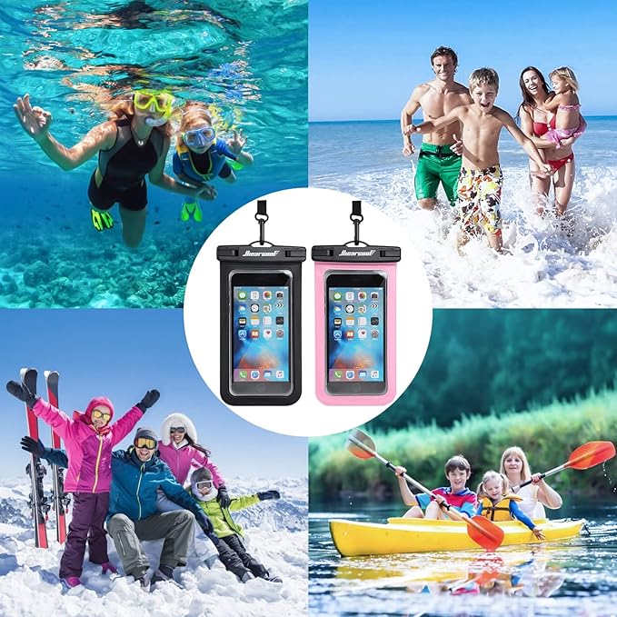 Hiearcool Universal Waterproof Case, Waterproof Phone Pouch Compatible - Image 7