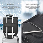 Coolife Underseat Carry On Luggage Suitcase Softside Lightweight Rolling Travel - Image 5