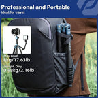 Fotopro 59" Carbon Fiber Travel Tripod, Compact Camera Tripod - Image 2