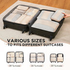 8 Set Compression Packing Cubes - Image 7