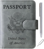 Passport Holder Cover Wallet Travel Essentials Leather Rfid Blocking Case by LOHASLIFE